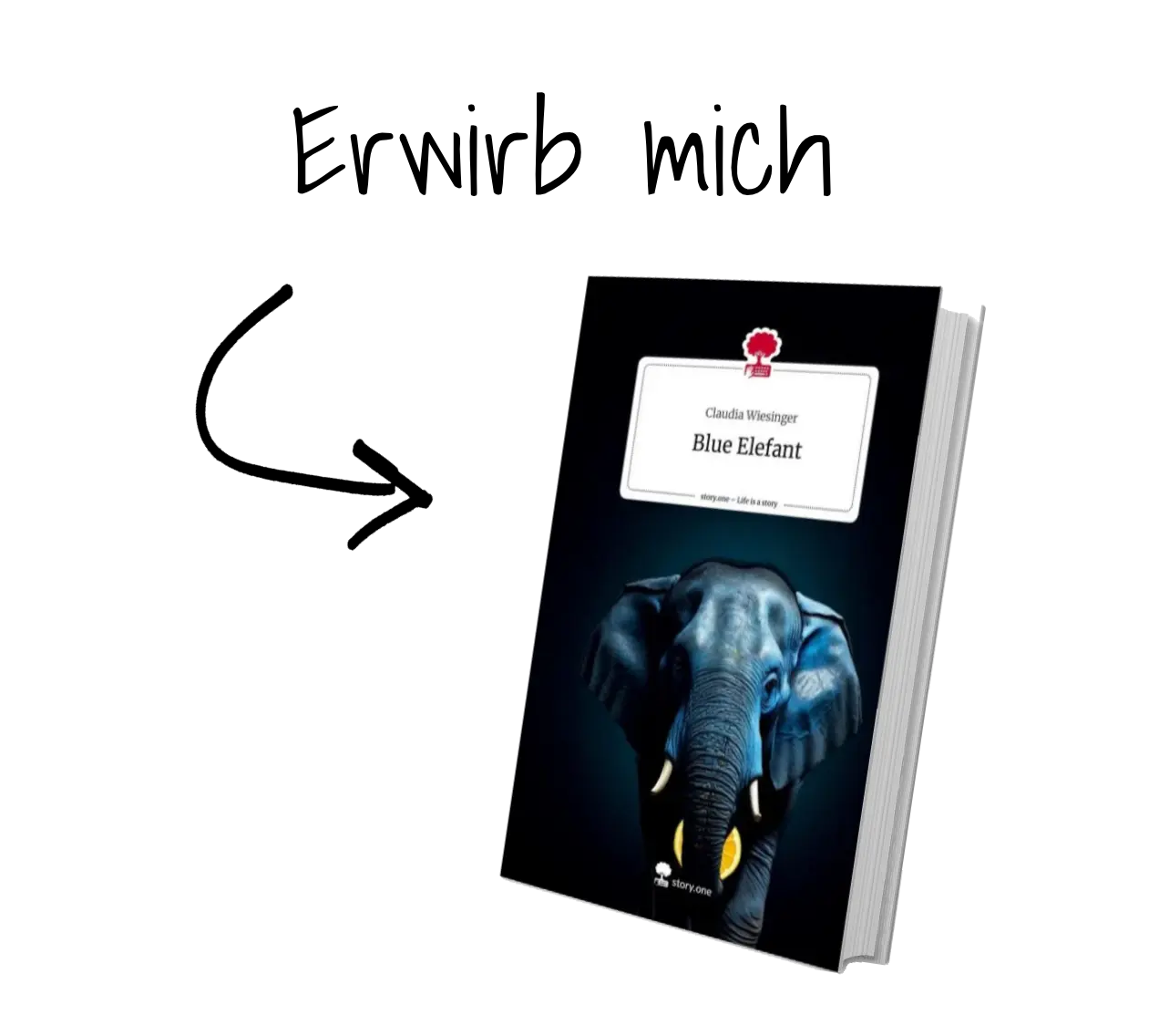Buchcover „Blue Elefant“ von Claudia Wiesinger